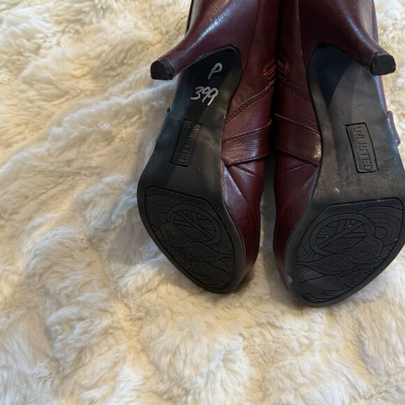 Unlisted Kenneth cole Platform Booties Wine US Women 8M Heels Ankle - Picture 10 of 10